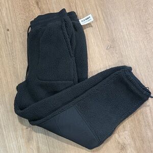 🛍️SOLD🛍️New Old Navy Gray Teddy Fleece Joggers